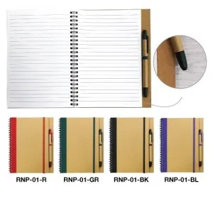 Recycled Notepad with Pen RNP-01